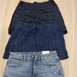 Athleta and old navy shorts size 4/6